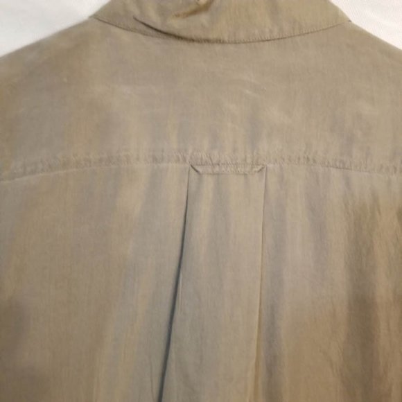 VTG Perry Ellis Silk LS mens shirt - Picture 7 of 7